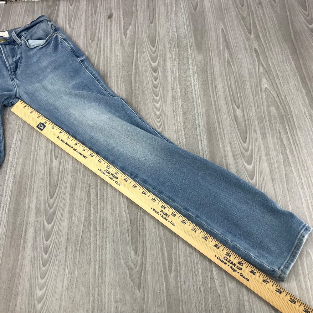 Frame Le High Skinny Jeans Light Wash Blue High Rise Denim 25 - Picture 8 of 10